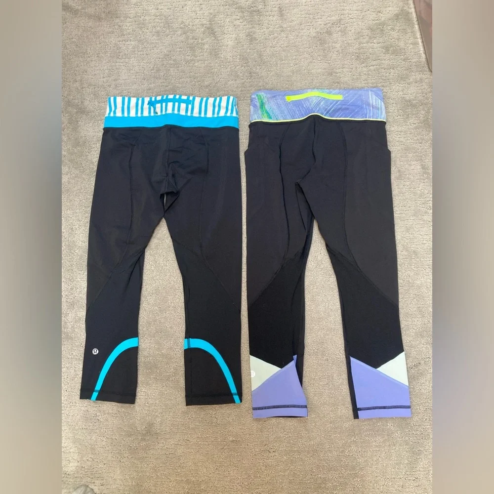 2 for 1 Lululemon Size 4 Leggings Bundle - Picture 4 of 15
